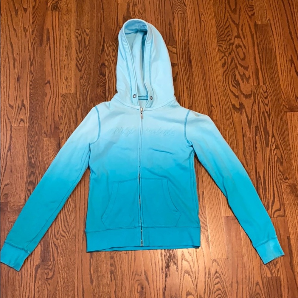 Aeropostale Ombré Zip Up Sweatshirt